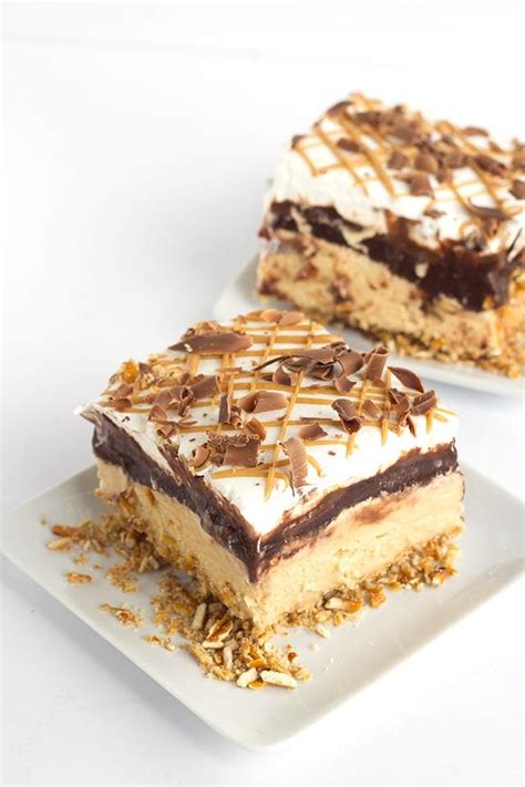 Layers of vanilla and chocolate pudding mixed with fresh bananas and whipped topping, this seven layer pudding dessert is the perfect easy no bake dessert to keep you cool this summer. Chocolate Peanut Butter Layer Dessert - Cookie Dough and ...