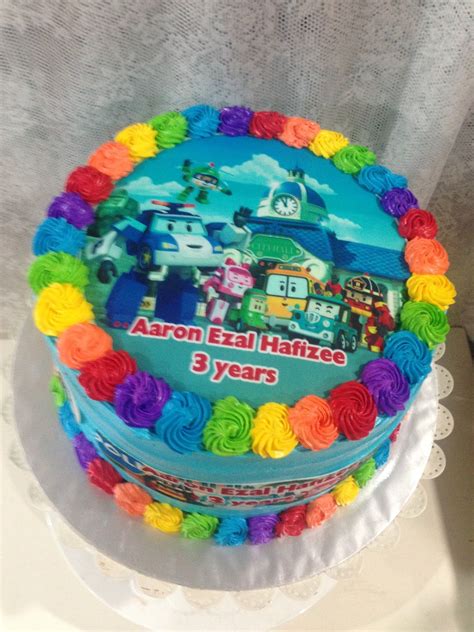 헬리의 구조작전 케이크 robocar poli cake & toys my channel thclips.com/user/toypudding more. ninie cakes house: Robocar Poli Birthday Cake With Edible ...