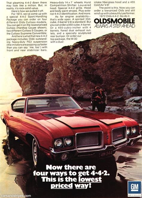 1972 Oldsmobile 442 Now There Are Four Ways To Get 4 4 2 Original