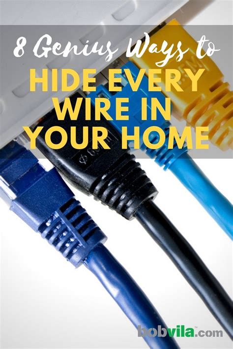 8 Genius Ways To Hide Every Wire In Your Home Hidden Tv Hide Tv