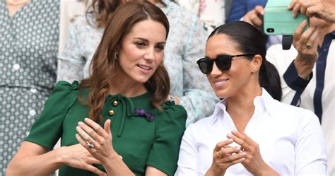 Meghan Markle And Kate Middleton Again Attend Wimbledon Together Huffpost News
