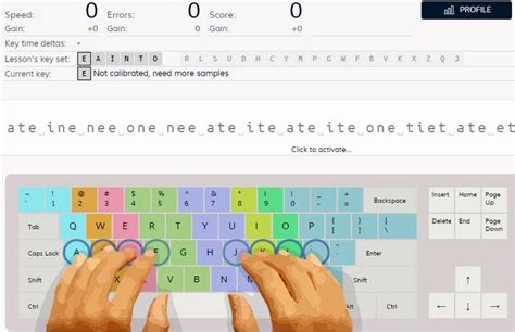Keybr aprende a escribir al teclado de forma rápida y sin mirar