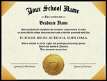 Junior High/Elementary Diploma for Homeschools - Homeschool Diploma