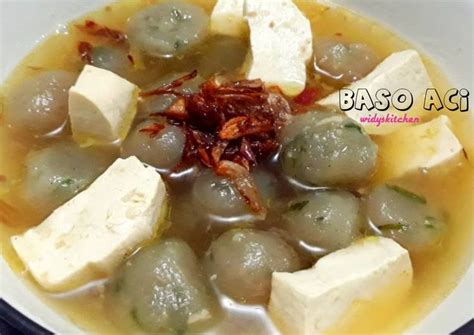 Bakso aci, makanan berkuah yang mempunyai banyak peminat. Resep Baso Aci Kuah (2) oleh Widy's Kitchen - Cookpad