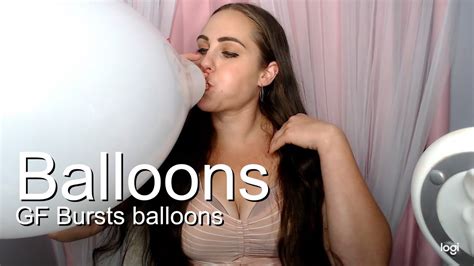 Helping You Relax With Some Balloons Bite Pop Blowing Up Multiple Balloons Youtube