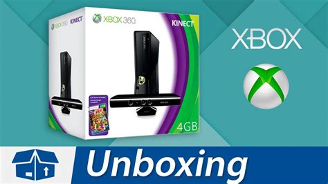 Xbox 360 Slim 4gb Kinect Unboxing En Español Youtube