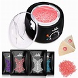 Waxing Kit, Hair Removal Home Waxing Kit with 4 Flavors Stripless Hard ...