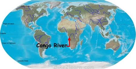 The Congo River Is Located In The Northwestern Part Of Africa It