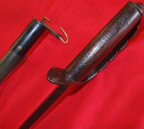 Ww1 Us 1917 Trench Knuckle Duster Fighting Knife And Scabbard Rare