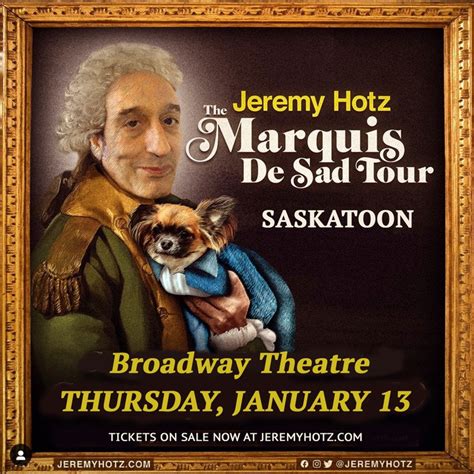 Bandsintown The Officially Miserable Jeremy Hotz Fan Page Tickets