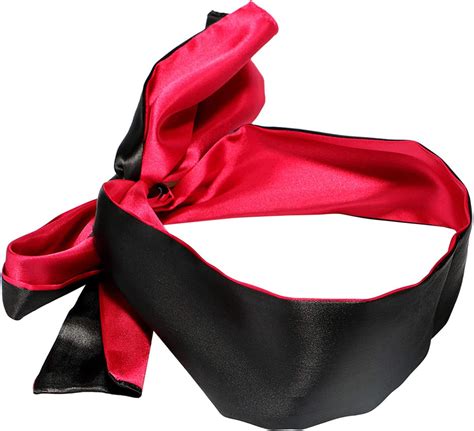 Sex Eye Mask Blindfold Sm Bondage Flirting Teasing Erotic Toys Red With Black Sex