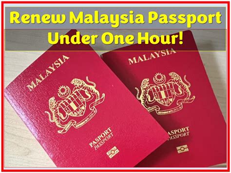 How To Renew Malaysian Passport Under One Hour April 2024 Mypromomy