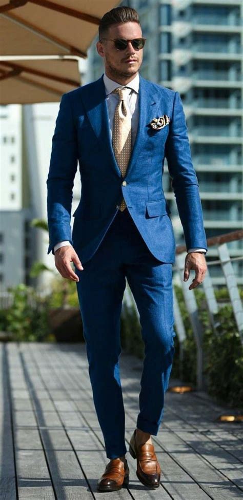Suitsfashion Mens Work Outfits Blue Suit Men Mens Fashion Suits