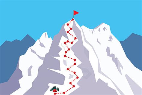 Best Climbing Mountain Illustrations Royalty Free Vector Graphics