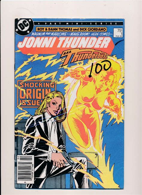 Dc Jonni Thunder Aka Thunderbolt 1 4 1234 Dc Comics 1985 ~ Vf