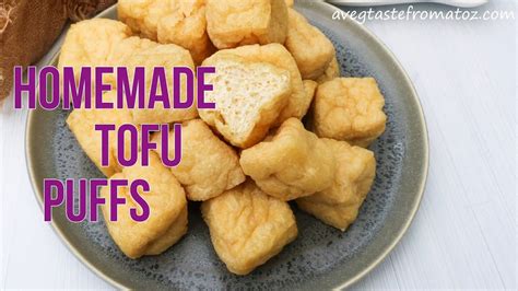 How To Make Tofu Puffs Deep Fried Tofu Tutorial Youtube