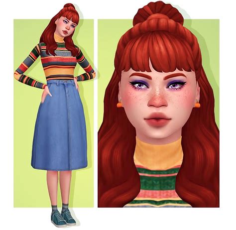 sim request 24 pixie kiyakingg “can you make a female with ginger hair the rest is up to you