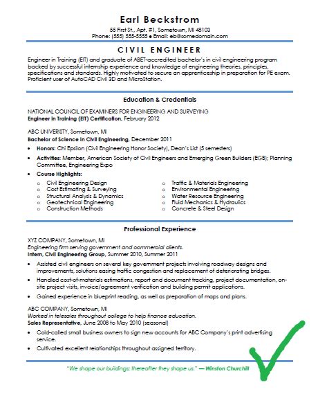This is a simple yet effective resume summary example for students or recent graduates. Resume Format Download In Ms Word For Fresher Civil Engineer - BEST RESUME EXAMPLES