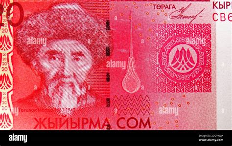 20 Som Banknote Issued On 2009 Bank Of Kyrgyzstan National Currency