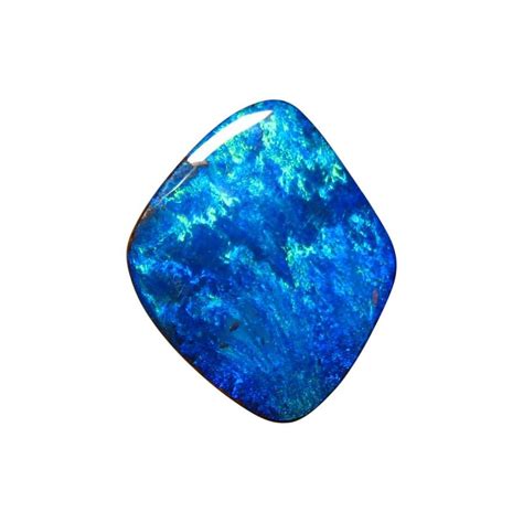 Big Boulder Opal Electric Blue Gem Blue Gems Opal Boulder Opal
