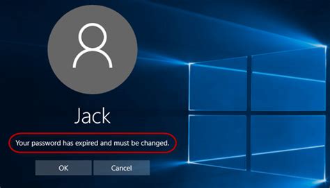 Resolved Your Password Has Expired And Must Be Changed On Windows 10
