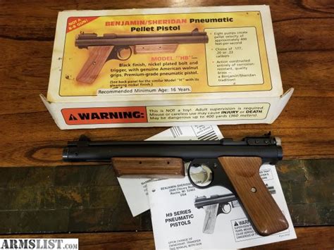Armslist For Sale Vintage Benjamin Sheridan H9 Pellet Pistol