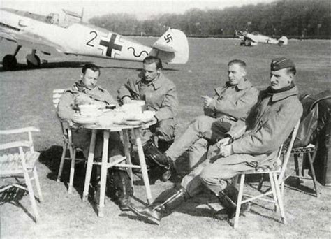 Luftwaffe Pilots During The Battle Of Britain Battle Of Britain