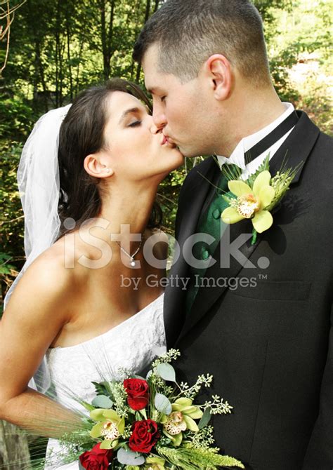 Bride And Groom Kissing Stock Photo Royalty Free Freeimages