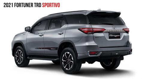Toyota Fortuner Facelift Gets Trd Sportivo Trim With Visual Changes