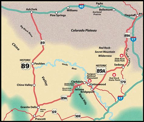 Az 89a Prescott To Flagstaff Us Route 89