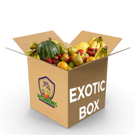 Exotic Fruit Box Safe Groceries