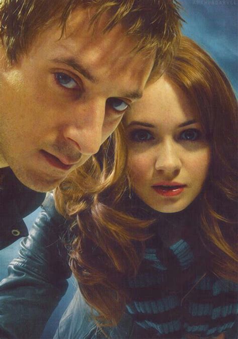Karen Gillan As Amy Pond And Arthur Darvill As Rory Williams Doctor Who Doctor Amy Pond