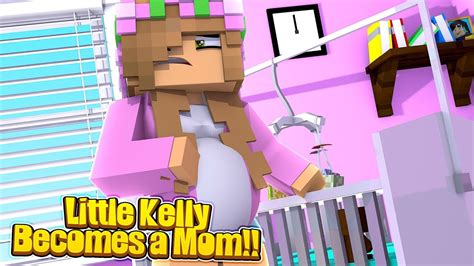 Little Kelly Becomes A Mom W Little Carly Minecraft Roleplay Youtube