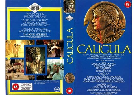 Caligula 1979 On Penthouse Video United Kingdom Vhs Videotape