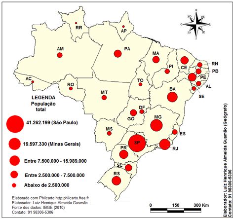 Geografia E Cartografia Digital Brasil Cartografia Da Popula O Com O Software Philcarto