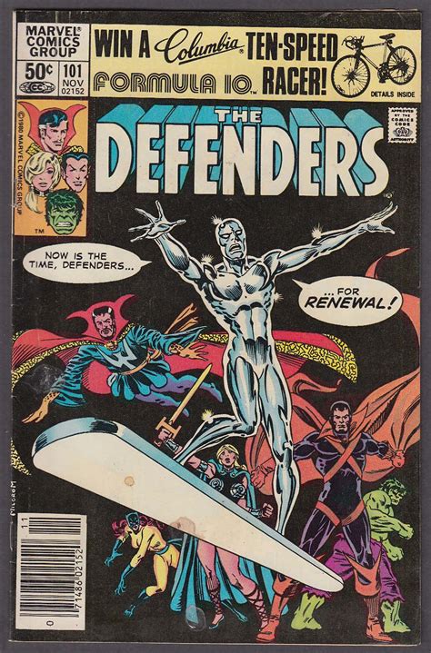 The Defenders 101 Marvel Comic Book 11 1981