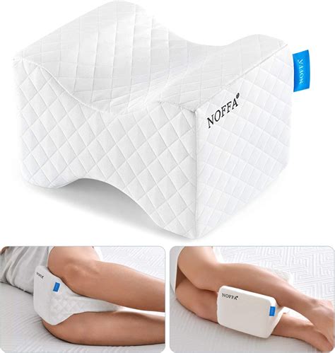 Noffa Orthopedic Knee Pillow Memory Foam Leg Pillow For Sleeping Leg Positioner Pillow For