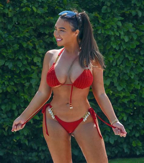 Bikini Wearing Lauren Goodger Shows Her Body By The Swimming Pool The Fappening