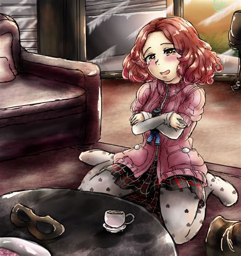 Commission Persona 5 Haru Okumura By Embernaga On Deviantart