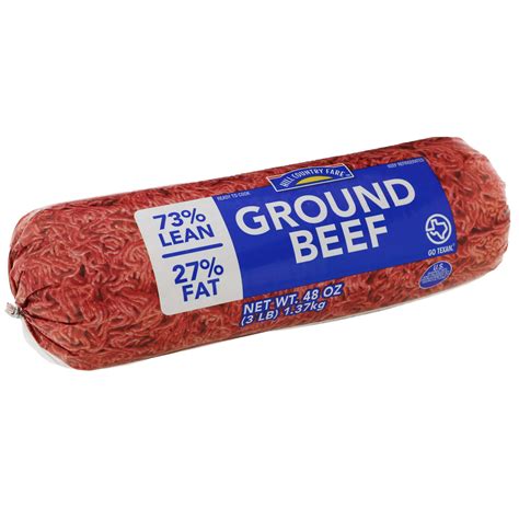 Hill Country Fare Ground Beef 73 Lean Shop Beef At H E B