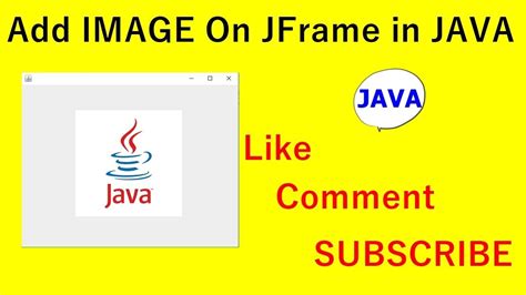 How To Add Image On Jframe In Java Youtube