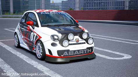 Assetto Corsa フィアット・アバルト500 グループr3 R3 Abarth 500 R3t アセットコルサ Car Mod