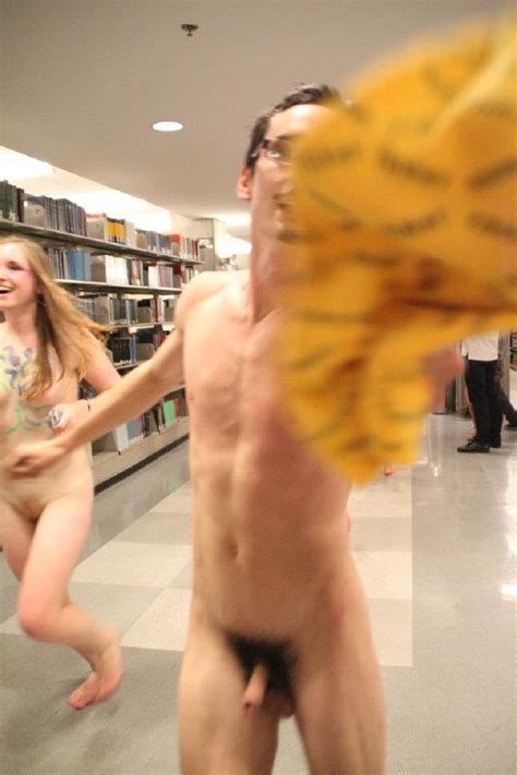 Public Nudity Project Berkeley University Library Streak