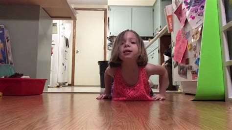 Stretching And Warmups With Hannah 5 Years Old 2019 04 05 Youtube