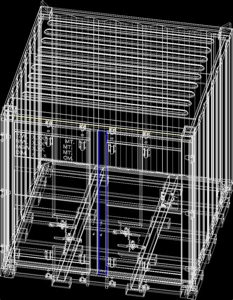 Container 8ftx8ftx8ft 3d Dwg Model For Autocad Designs Cad