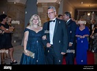 Melanie Huml mit Ehemann Markus Huml beim Staatsempfang im Anschluss an ...