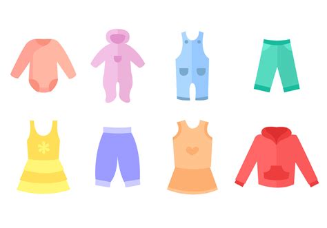 Free Baby Clothes Vector 111092 Vector Art At Vecteezy