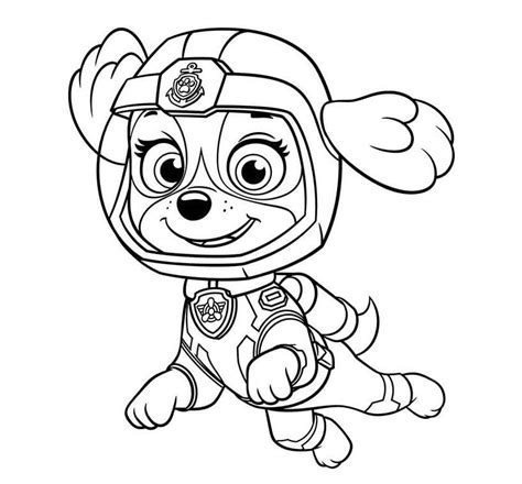 Paw Patrol Skye 1 Coloring Page Free Printable Coloring Pages For Kids