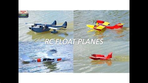 Fuselage Top Single Prop Rc Float Plane Radio Control Seaplane Rc