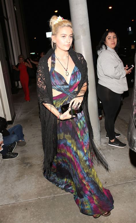 Paris Jackson Arrives At Republic Records Grammy After Party In West